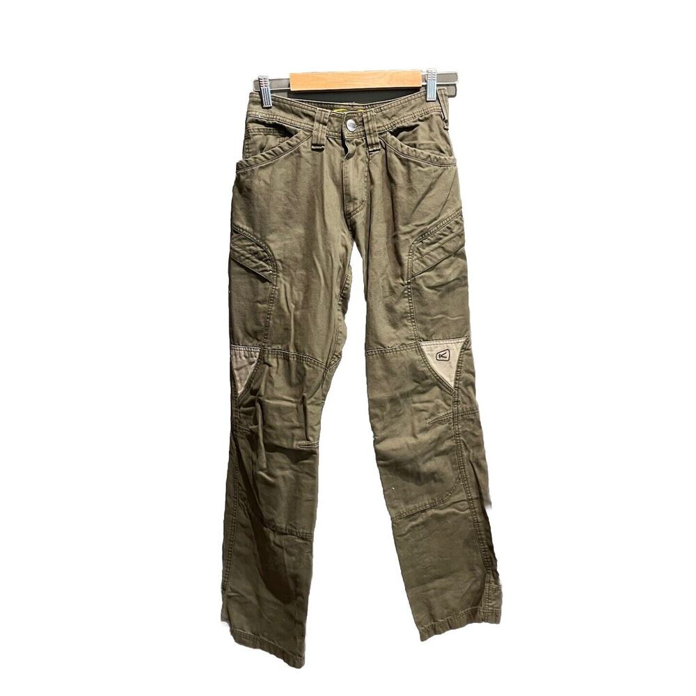 Keen Vintage Dark Green Cotton Men's Utility‎ Carpenter Pants Size 28 x 34